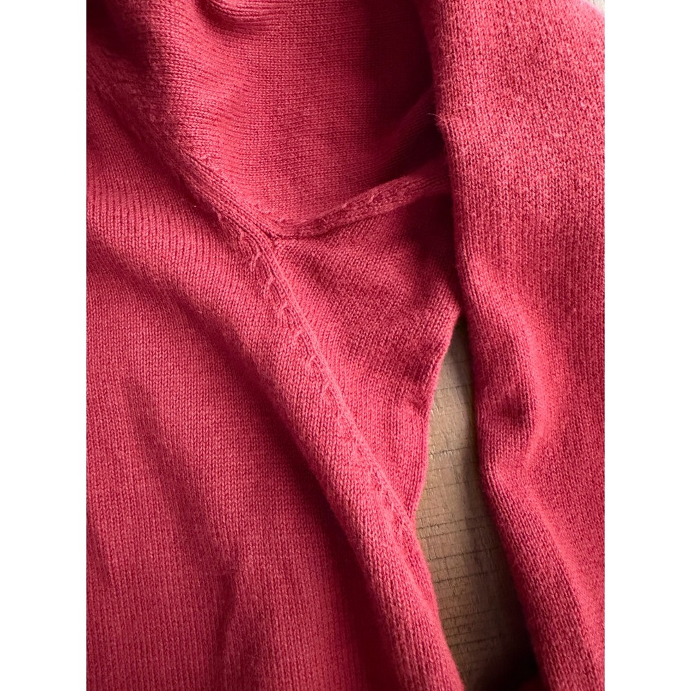 Duluth Trading Co Mens 2XL Tall Red Crew Neck Cotton Blend Knit Sweater - Picture 6 of 6